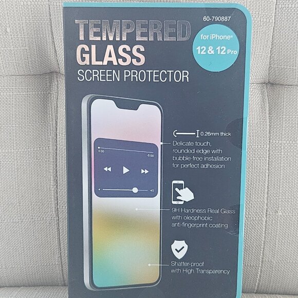Screen Protector for phone 12 and 12 Pro Unbranded Tempered Glass Screen Protect - Picture 2 of 7